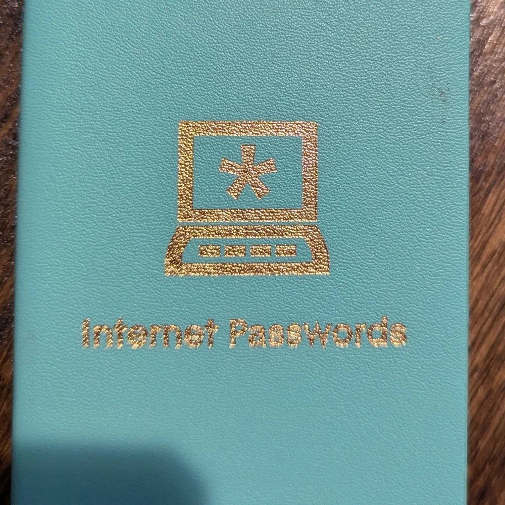 Teal Password book‎